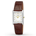 Citizen Women's Stainless Steel Brown Leather Strap Watch